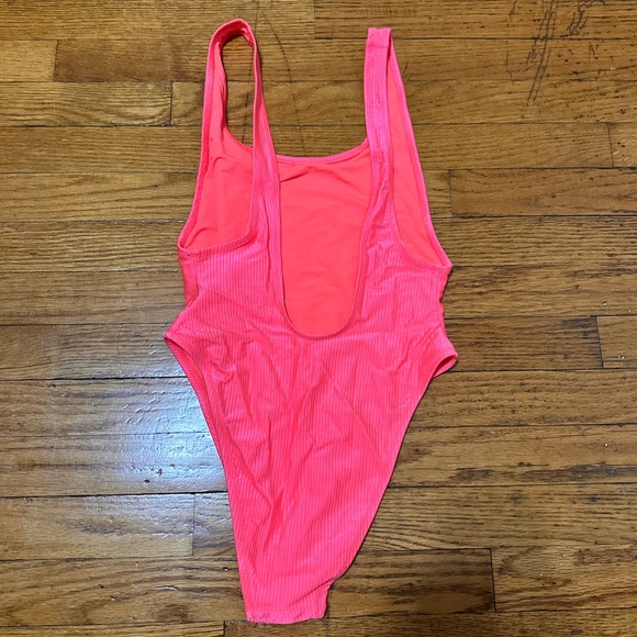 Aerie Neon Pink one piece swimsuit - Picture 2 of 3